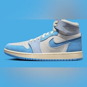 Nike Jordan 1 Zoom Air CMFT 2 Phantom/University Blue EUC women’s 11 (men’s 9.5)